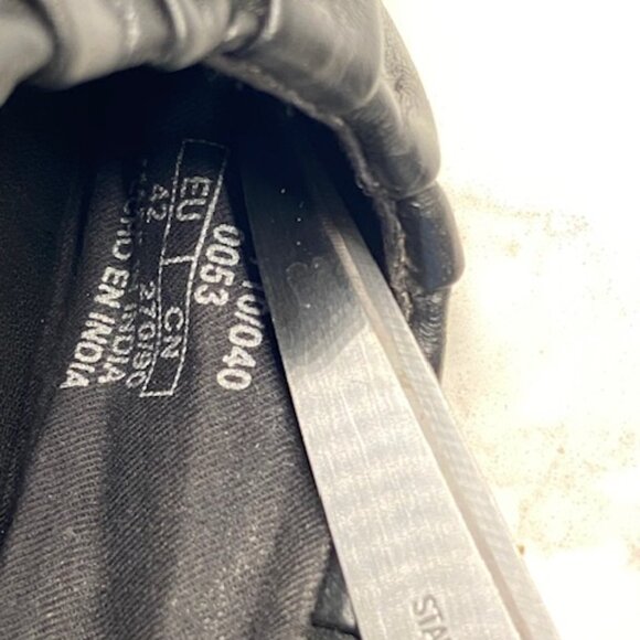 Zara Women's Black Leather Flats - Picture 12 of 16